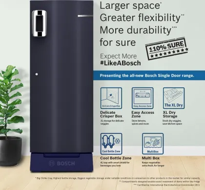 Bosch CST18U14PI 187 L 4 Star Single Door Refrigerator