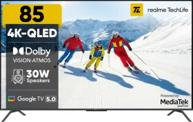 Realme TechLife 85UHDGQRWSDQ 85 inch Ultra HD 4K Smart QLED TV
