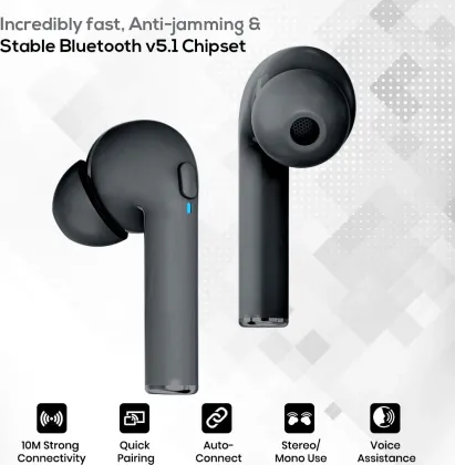 pTron Bassbuds Vista True Wireless Earbuds