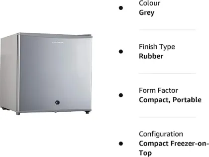 Kelvinator KRC-B060SGP 45 L 1 Star Mini Refrigerator