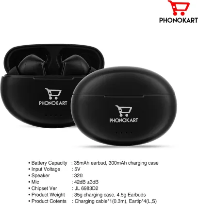 Phonokart ‎Park True Wireless Earbuds