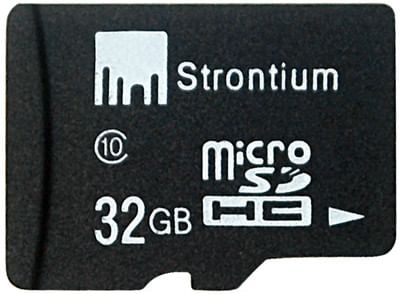 Strontium Memory Card 32GB MicroSDHC Memory Card (Class 10)