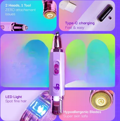 Bombae Two-Faced Face and Eyebrow Trimmer