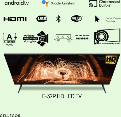 Cellecor E32P 32 inch Full HD Smart LED TV