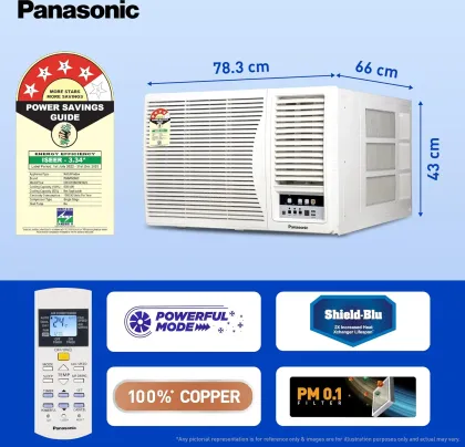Panasonic CW-XN184BM 1.5 Ton 4 Star 2025 Window AC