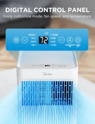 Midea MAP05S1AWT-A 8500 BTU 115V Portable AC