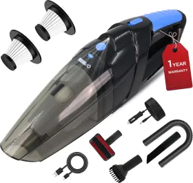 Lyrovo LY-1040-ACDC-VAC Wireless Handheld Vacuum Cleaner