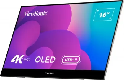 ViewSonic VX1655-4K-OLED 16 Inch Ultra HD 4K Portable Monitor