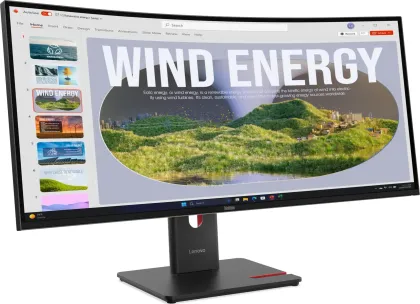 Lenovo ThinkVision T34WD-40 34 inch WQHD Ultrawide Curved Monitor