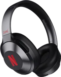 boAt Nirvana 751 ANC Netflix Stream Edition | Premium Earbuds For Movies & TV Shows, 40mm Driver, 65HRS of Playback without ANC
