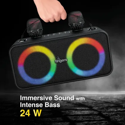 Fingers Karaoke 24W Bluetooth Speaker