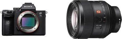 Sony Alpha ILCE-7M3 24.2MP Mirrorless DSLR Camera with Sony 85mm F/1.4 G Master Lens