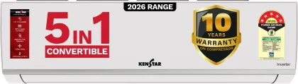 Kenstar 155IPG26WKS 1.5 Ton 5 Star 2026 Inverter Split AC