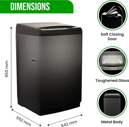 NU WFTLM80GD 8 Kg Fully Automatic Top Load Washing Machine