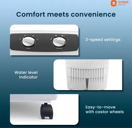 Orient Electric Snowbreeze Pro 90 L Desert Air Cooler