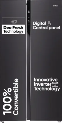 Candy CSS6600KS 602 L Side by Side Refrigerator