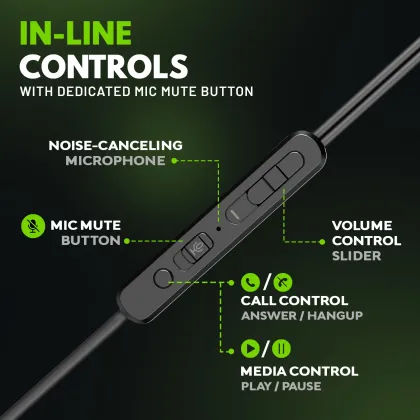 SpinBot BattleBudz C10 Type-C Wired Gaming Earphones
