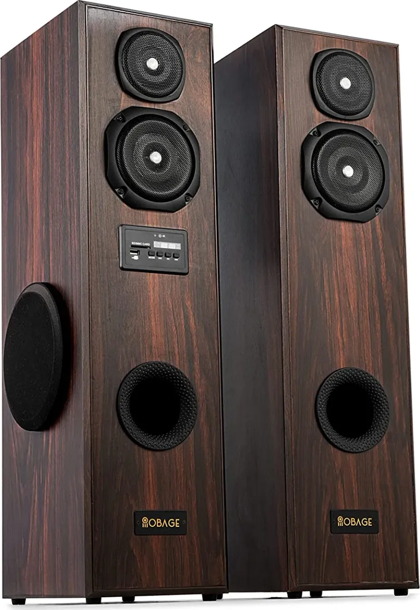 OBAGE DT-51 100 Watt Wireless Tower Speaker Price in India 2026, Full ...