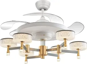 Luxaire LUX SLR0040 1050 mm 4 Blade Chandelier Fan