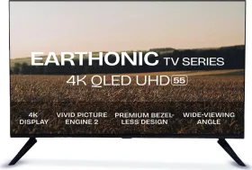 Earthonic E55UHD4KQ11GS24 55 inch Ultra HD 4K Smart QLED TV