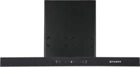 Faber Hood Cygnus IN 3D HC SC FL BK 90 cm Wall Mounted Chimney