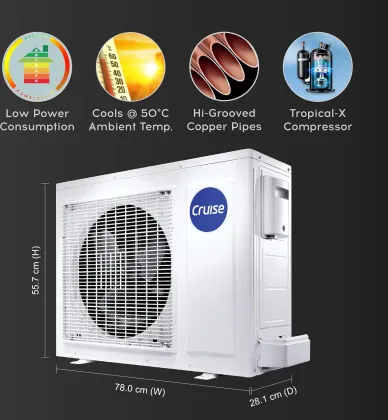 Cruise CWCVBM-VP3F193BL 1.6 Ton 3 Star 2026 Inverter Split AC
