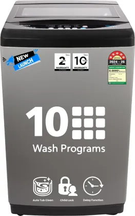 Midea MWMTL085FP1ENIG 8.5 kg Fully Automatic Top Load Washing Machine