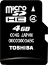 Toshiba Memory Card 4GB MicroSDHC (Class 4)