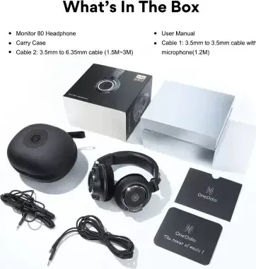 OneOdio Monitor 80 Wired Headphones