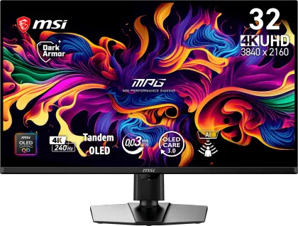 MSI MPG 322UR QD-OLED X24 32 inch Ultra HD 4K Monitor