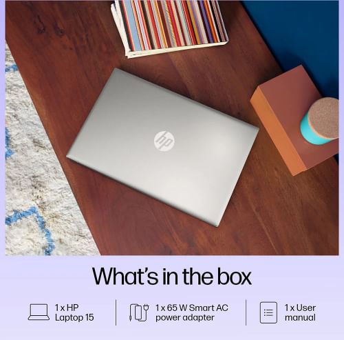 HP 15-fd0129TU Laptop (13th Gen Core i3/ 8GB/ 512GB SSD/ Win11 Home)