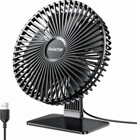 Gaiatop TF61 6.5 inch 5 Blade Table Fan