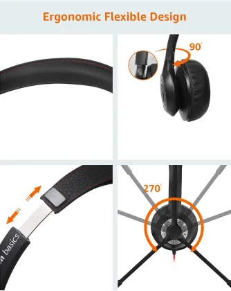 AmazonBasics Pro Series Wired Headphones