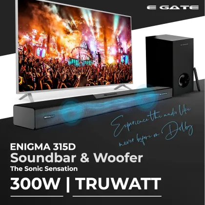 E Gate Enigma 315D 300W Bluetooth Soundbar