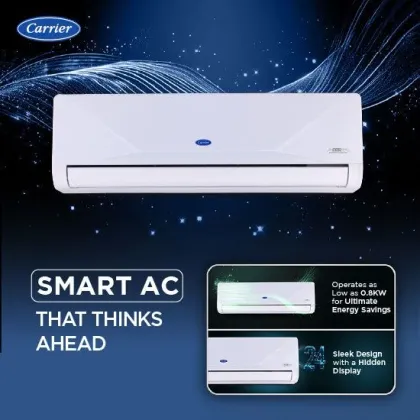 Carrier CAI12XD5R36W0 1 Ton 5 Star 2026 Inverter Split AC