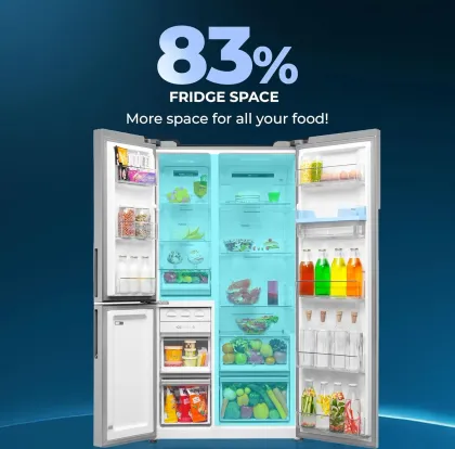 Haier HRT-683WISU1 592 L Side by Side Refrigerator