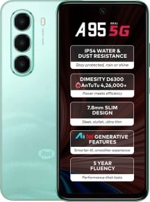 Tecno Pop 9 5G (4GB RAM + 128GB) vs itel A95 5G (6GB RAM + 128GB)
