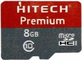 Hitech Premium 8GB MicroSDHC Memory Card (Class 10)