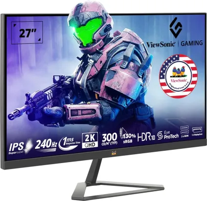 ViewSonic VX2758A-2K-PRO-3 27 inch Quad HD Gaming Monitor