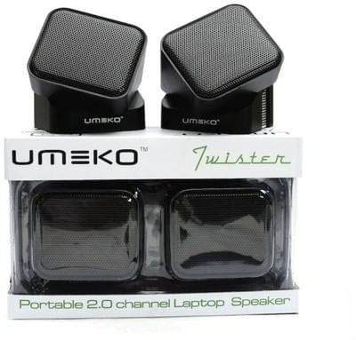 UMEKO Twister 2 Channel Portable Laptop Speaker