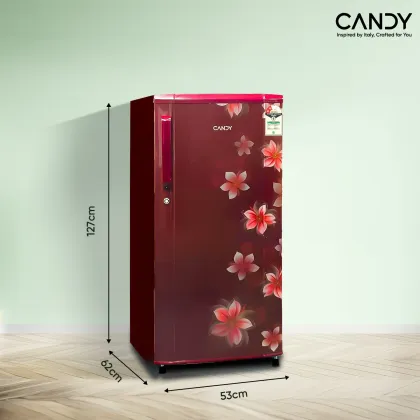 Candy CSD1952RS 185 L 2 Star Single Door Refrigerator