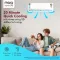 MarQ by Flipakart 203IPG25WQ 2 Ton 3 Star Inverter Split AC