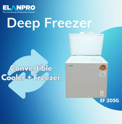 Elanpro EF-205G 197 L 4 Star Single Door Deep Freezer