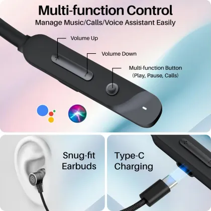 pTron Tangent Buzz Wireless Neckband