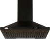 Brightflame Z Black Lotus 60cm Wall Mounted Chimney