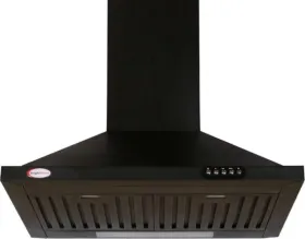 Brightflame Z Black Lotus 60cm Wall Mounted Chimney