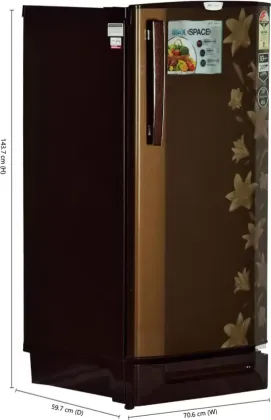 Godrej RD Edgepro 190 PDS 3.2 190L 3 Star Single Door Refrigerator