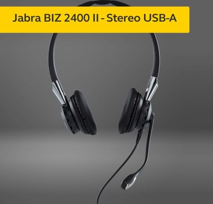 Jabra Biz 2400 II Duo Wired Headphone