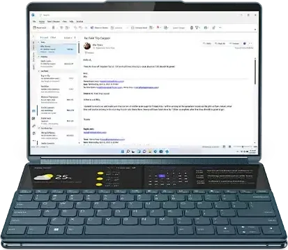 Lenovo Yoga Book 9i 2023 82YQ001DIN Laptop (13th Gen Core i7/ 16GB/ 1TB SSD/ Win11)