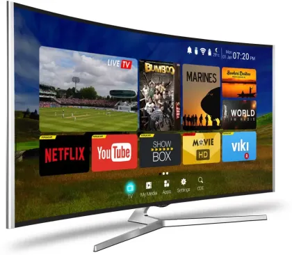 CloudWalker CLOUD TV 65SU-C (65-inch) Ultra HD 4K Curved Smart LED TV